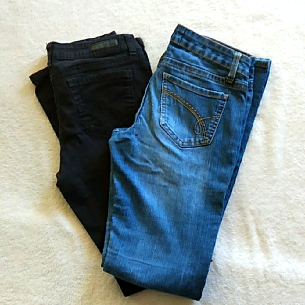 Two pairs of jeans